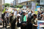 شرکت کارکنان و اساتید و دانشجویان آموزشکده پسران انزلی در راهپیمایی روز قدس 7