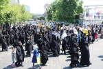 شرکت کارکنان و اساتید و دانشجویان آموزشکده پسران انزلی در راهپیمایی روز قدس 10