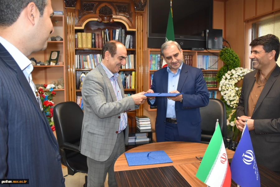 عقد تفاهم نامه دانشگاه فنی و حرفه ای استان گیلان با سازمان صنعت معدن و تجارت استان گیلان 8