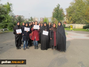 حضور پرشور دانشجویان ،اساتید و همکاران بسیجی آموزشکده دکتر معین در فعالیت های  گرامیداشت هفته بسیج   2