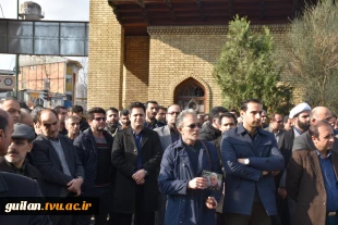 حضور جامعه دانشگاهیان دانشگاه فنی و حرفه ای استان گیلان در مراسم پاس داشت شهادت سردار سپهبد سلیمانی و همرزمانش در مصلّی رشت و شهرستان های استان گیلان 13