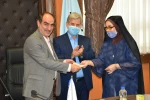تجلیل از خیر نیک اندیش سرکار خانم زهرا مظفری و خانواده محترم مرحوم الماس خاله بابت هبه بیش از 250 میلیون تومانی به دانشگاه فنی و حرفه ای استان گیلان 2
