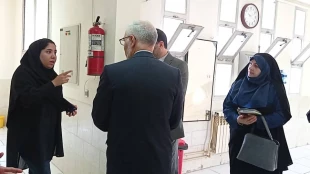 طی سفر رئیس صندوق رفاه دانشجویی به گیلان از خوابگاه و سالنهای غذا خوری دانشجویان دانشگاه فنی و حرفه ای استان گیلان بازدید به عمل آورد 5