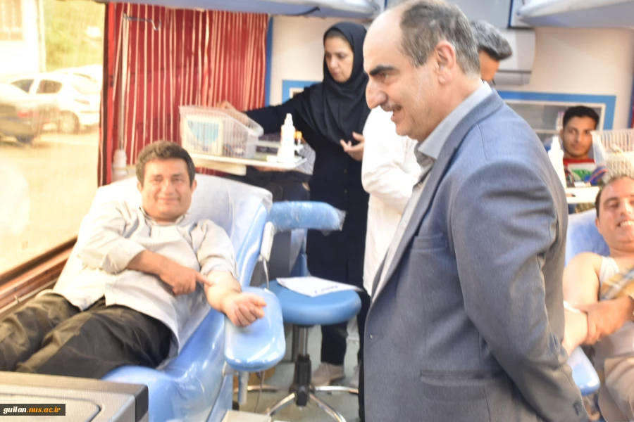 اهدا خون توسط اساتید، کارکنان و دانشجویان دانشکده فنی و حرفه ای شهید چمران دانشگاه فنی و حرفه‌ای استان گیلان با حضور واحد سیار انتقال خون استان گیلان 9