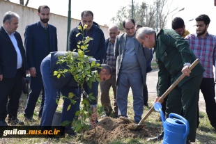 آیین نکو داشت هفته منابع طبیعی و روز درختکاری با یاد 129 شهید دانشجوی در واحد استانی دانشگاه ملی مهارت استان گیلان برگزار شد 3