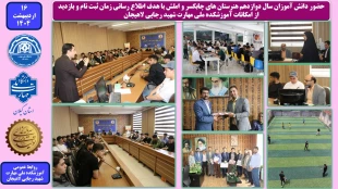 حضور دانش آموزان سال دوازدهم هنرستان های چابکسر و املش با هدف اطلاع رسانی زمان ثبت نام و بازدید از امکانات آموزشکده ملی مهارت شهید رجایی لاهیجان 
 2