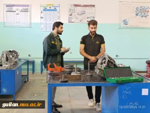 نخستین دوره مسابقه علمی دانشجویان رشته مکانیک خودرو به صورت استانی در آموزشکده پسران رستم آباد برگزار شد 9