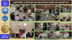 حضور آقای جهانی ،مشاور دانشجویی آموزشکده ملی مهارت شهید رجایی لاهیجان  در  خوابگاه دانشجویی