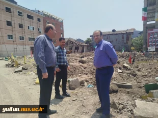 حضور ریاست آموزشکده به همراه همکاران از محل حادثه تروریستی رژیم اشغال گر به شهرستان آستانه اشرفیه وگلباران مزار شهدا 4