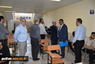بازدید نماینده نظارت ارزیابی دانشگاه ملی مهارت از ادامه فرآیند برگزاری آزمون های لغو شده نیمسال دوم واحد استانی گیلان دانشگاه ملی مهارت 7